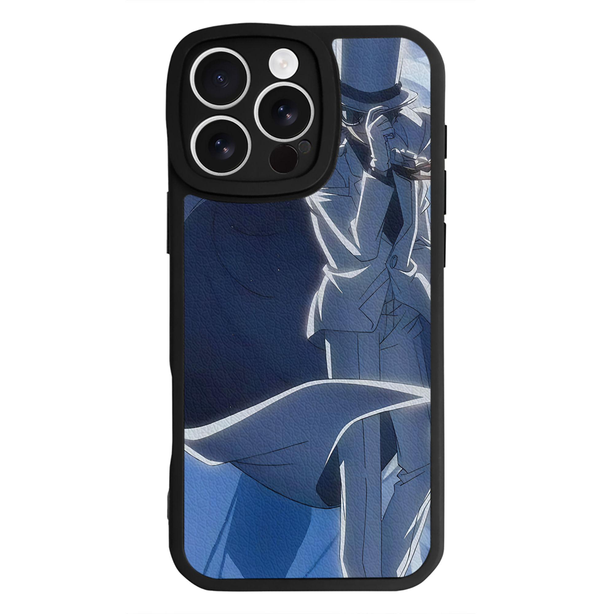 （画像用） 名探偵コナン Detective Conan 【iPhone 16シリーズ対応】シリコンスマホケース（レザー調） 材質：シリコン